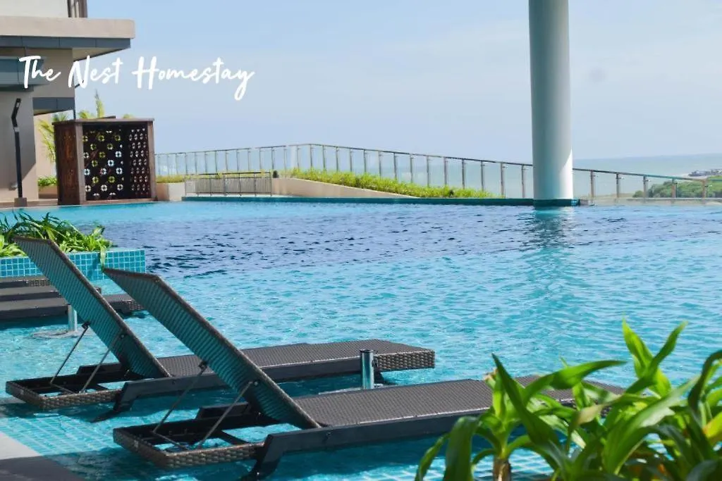 아파트 New Bali Residence Seaview L 8 Pax L Kids Friendly L Water Theme Park L 5Mins To Jonker L Kids Slide 말라카 말레이시아