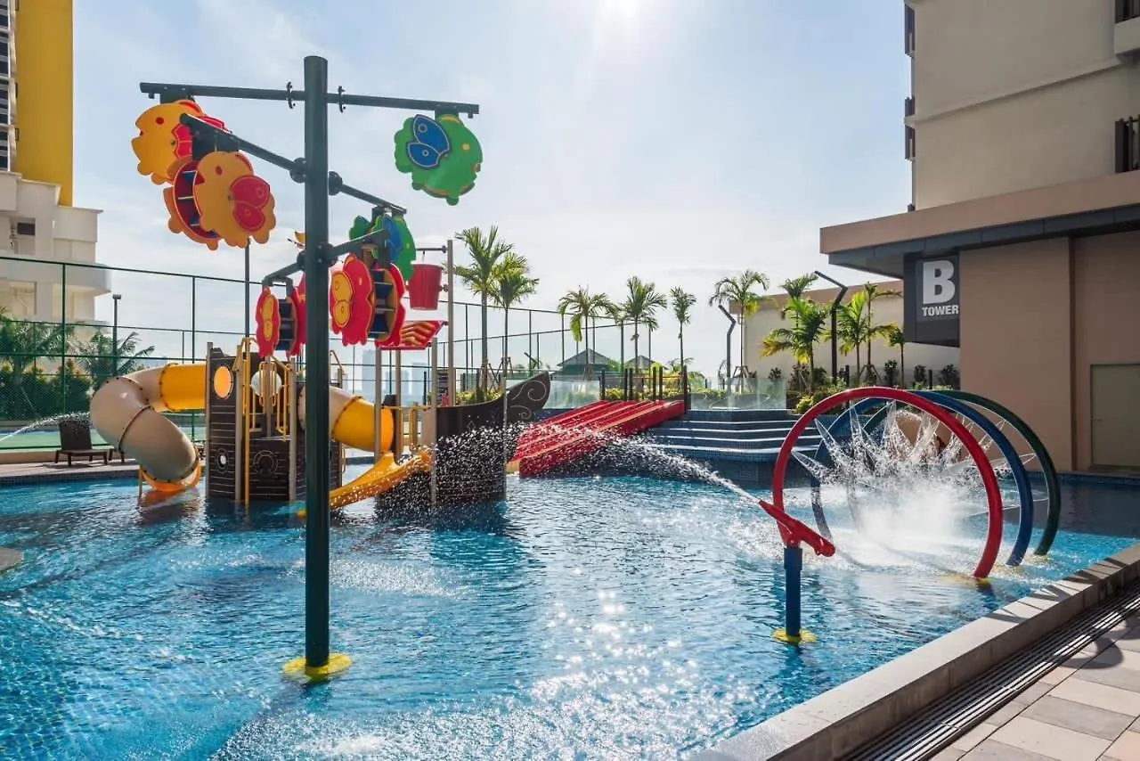 New Bali Residence Seaview L 8 Pax L Kids Friendly L Water Theme Park L 5Mins To Jonker L Kids Slide 말라카 말레이시아