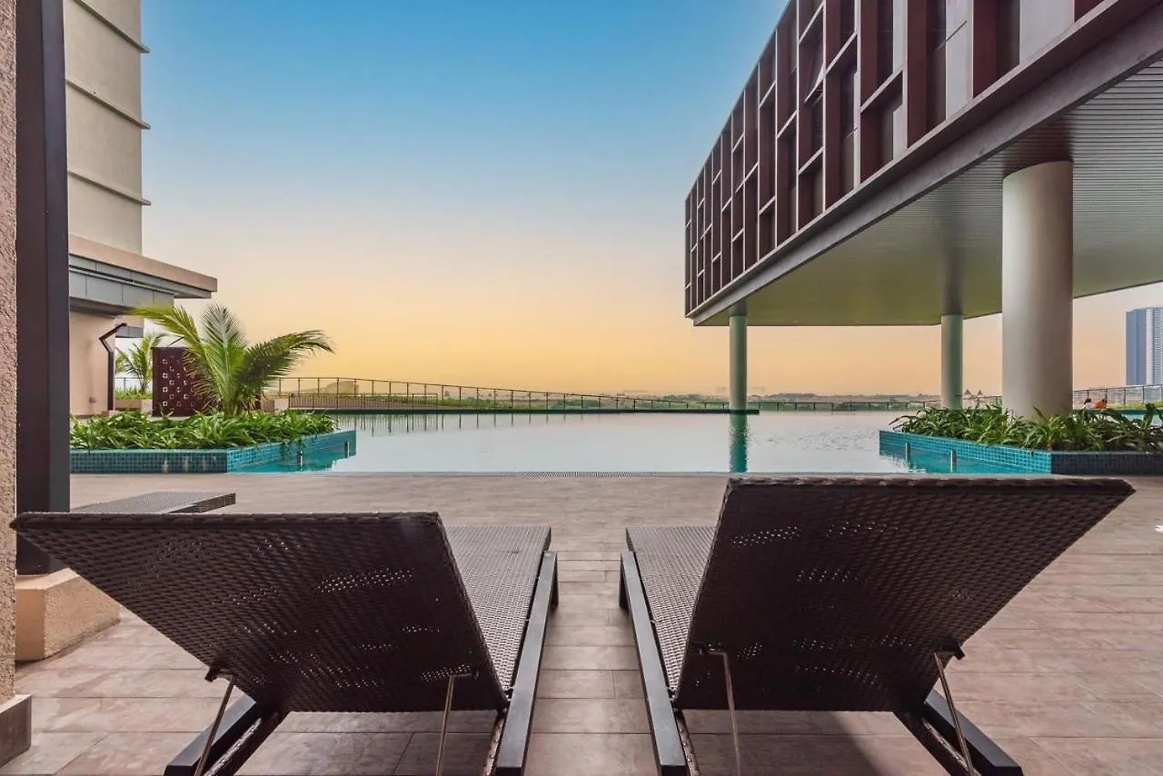New Bali Residence Seaview L 8 Pax L Kids Friendly L Water Theme Park L 5Mins To Jonker L Kids Slide 말라카 아파트