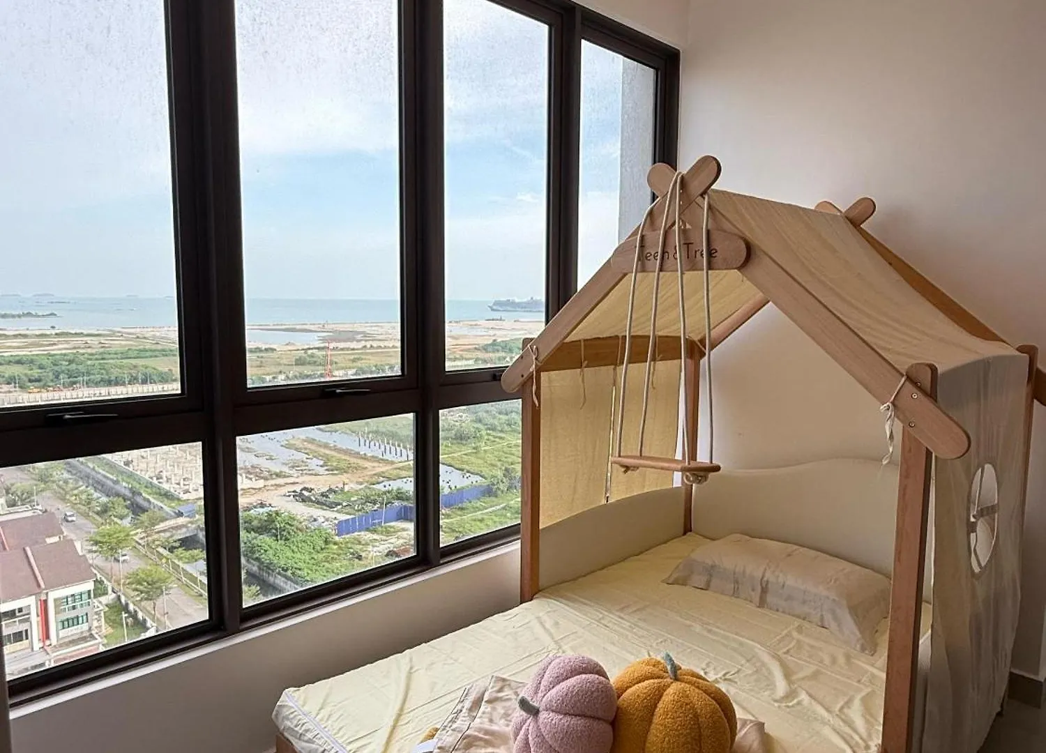 New Bali Residence Seaview L 8 Pax L Kids Friendly L Water Theme Park L 5Mins To Jonker L Kids Slide 말라카 아파트