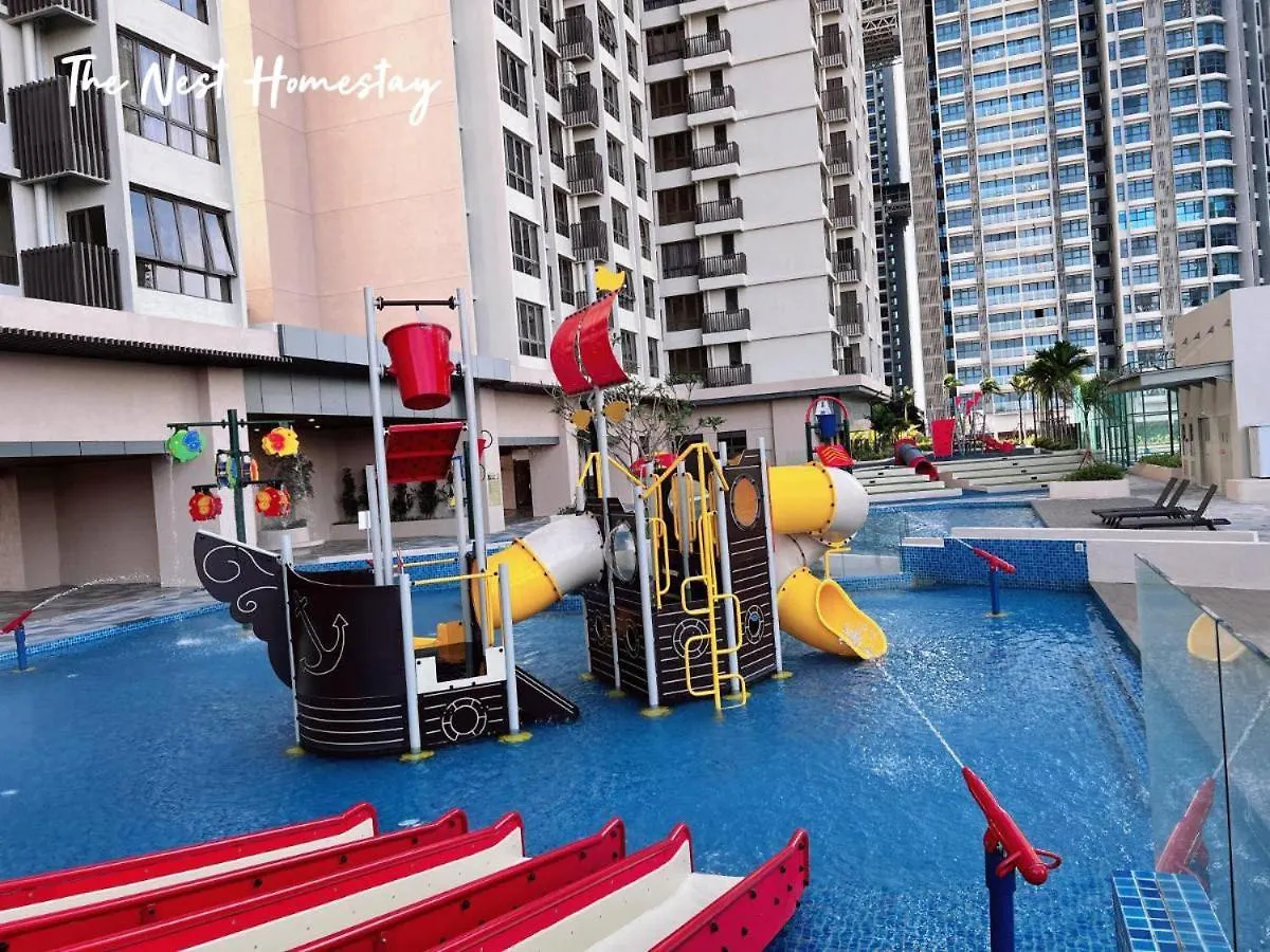 Apartment New Bali Residence Seaview L 8 Pax L Kids Friendly L Water Theme Park L 5Mins To Jonker L Kids Slide Malacca