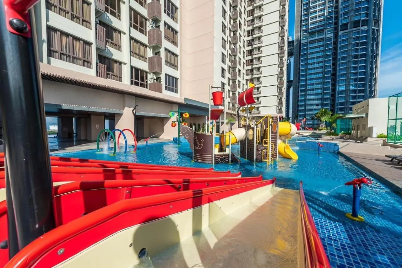 New Bali Residence Seaview L 8 Pax L Kids Friendly L Water Theme Park L 5Mins To Jonker L Kids Slide Malacca 0*,  Malaysia